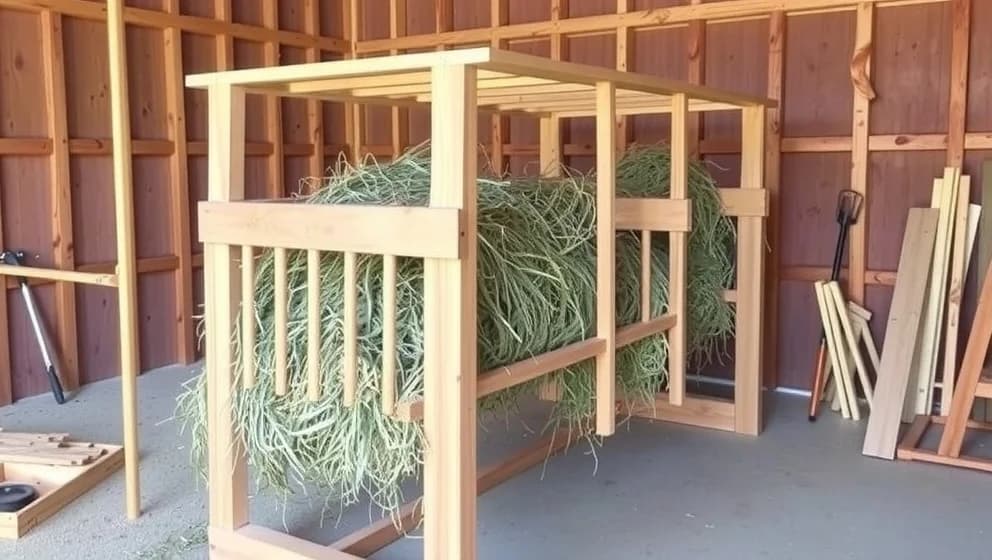 Bygga egen foderhäck till hästen